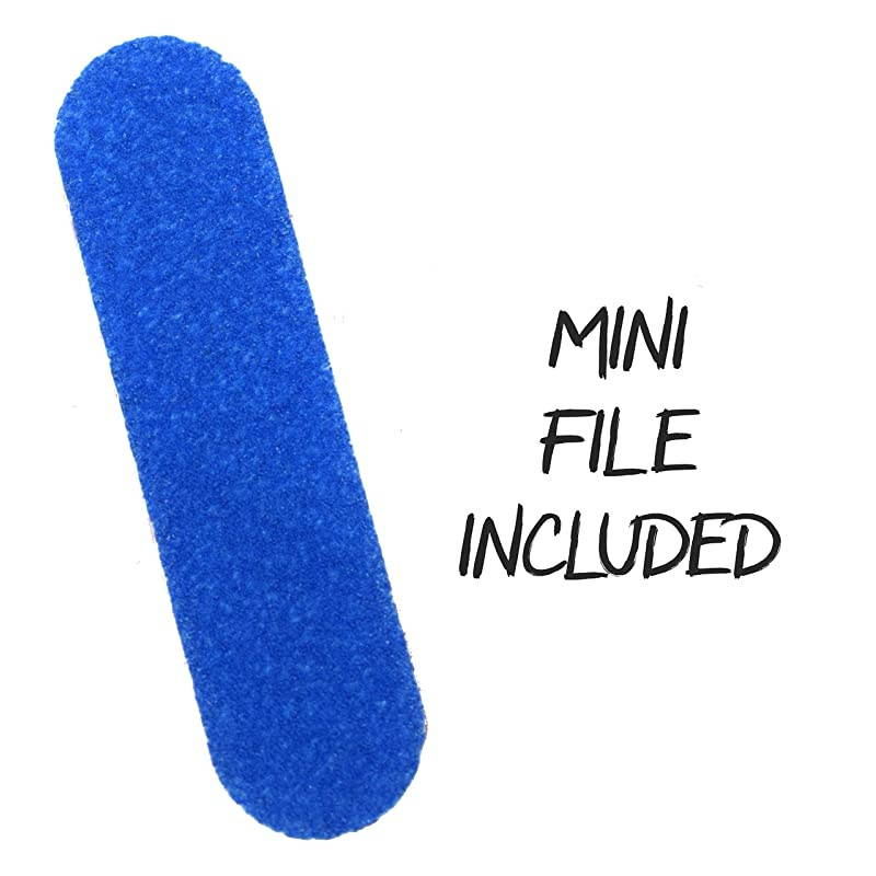 5PK Prolific Easy Peel Foam Grip Tape Adhesive Backing Soft Professional Quality Foam Optimal Control 110mm x 35mm Includes File for Clean Application