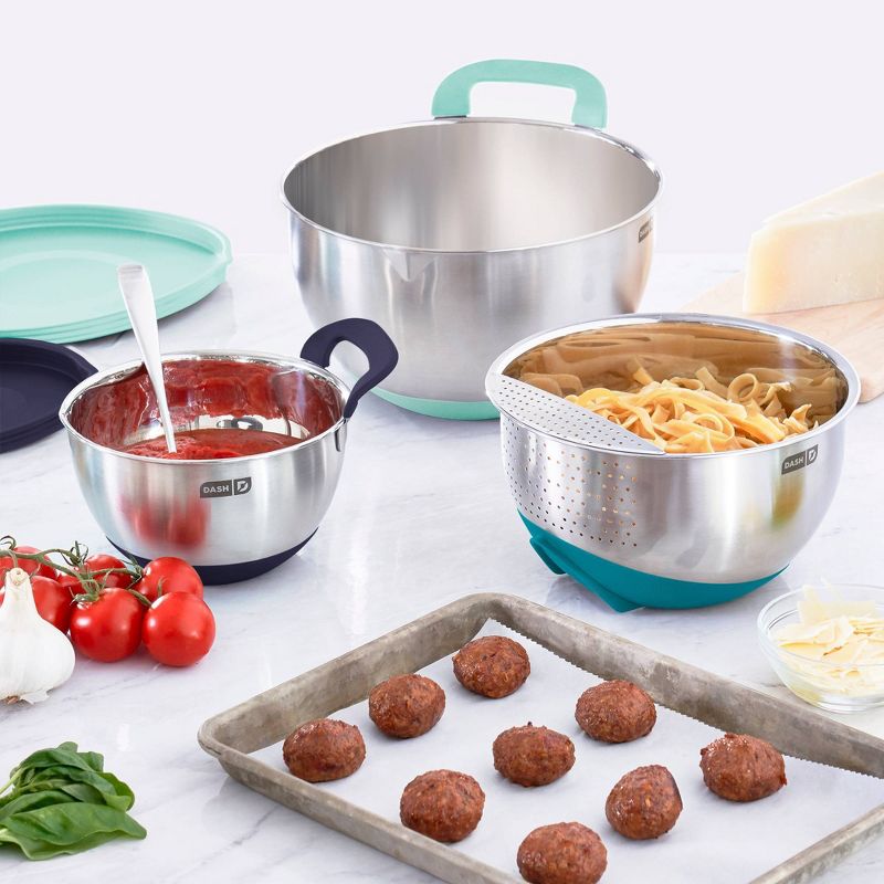 Dash 3pc Stainless Steel Mixing Bowl Set