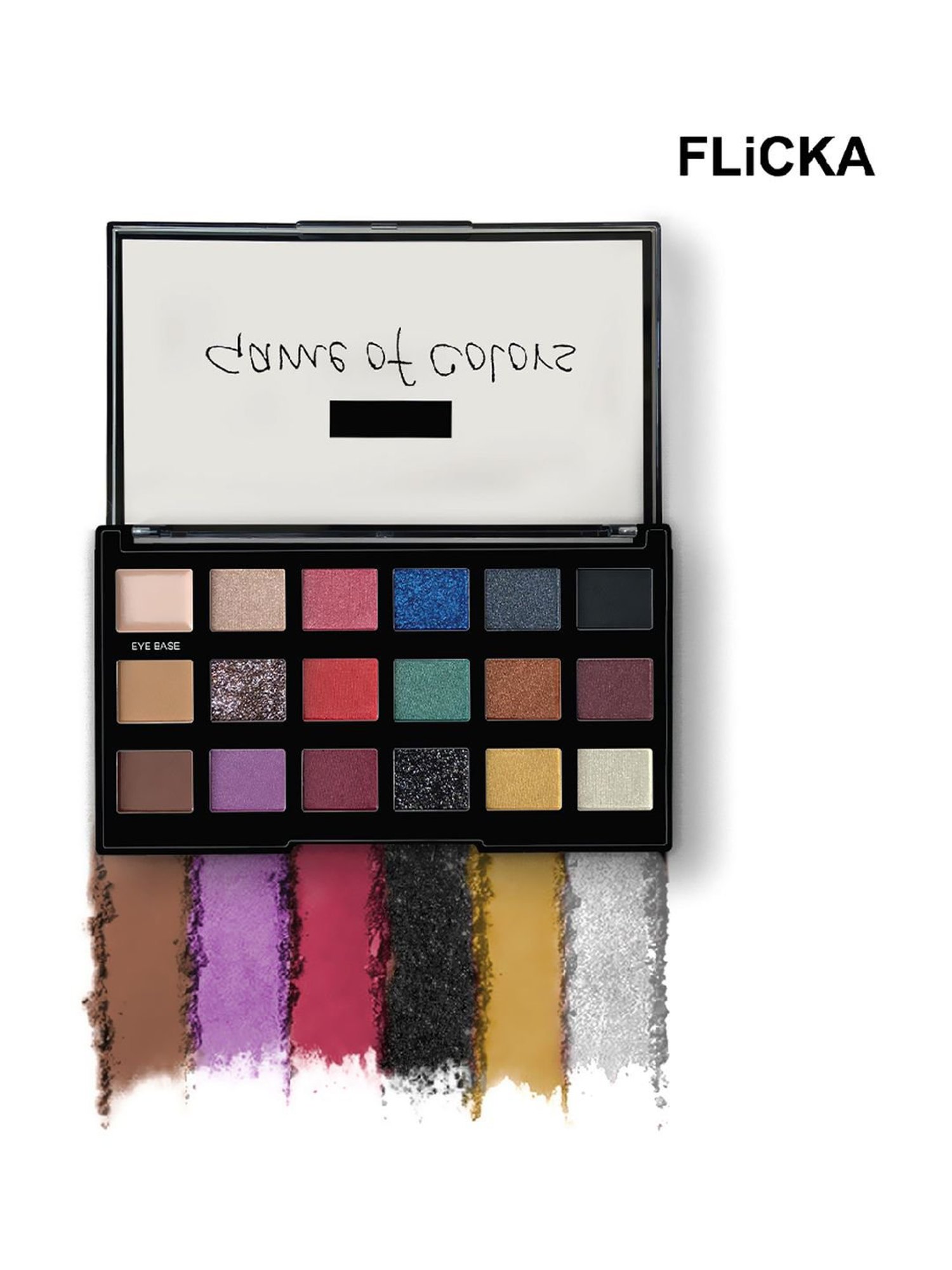 FLiCKA Game Of Colors Eyeshadow Palette 02 On Demand - 18 gm