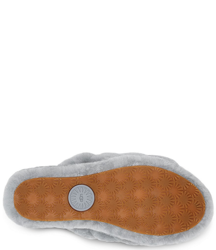 UGG&reg; Logo Fluff Yeah Fur Slides
