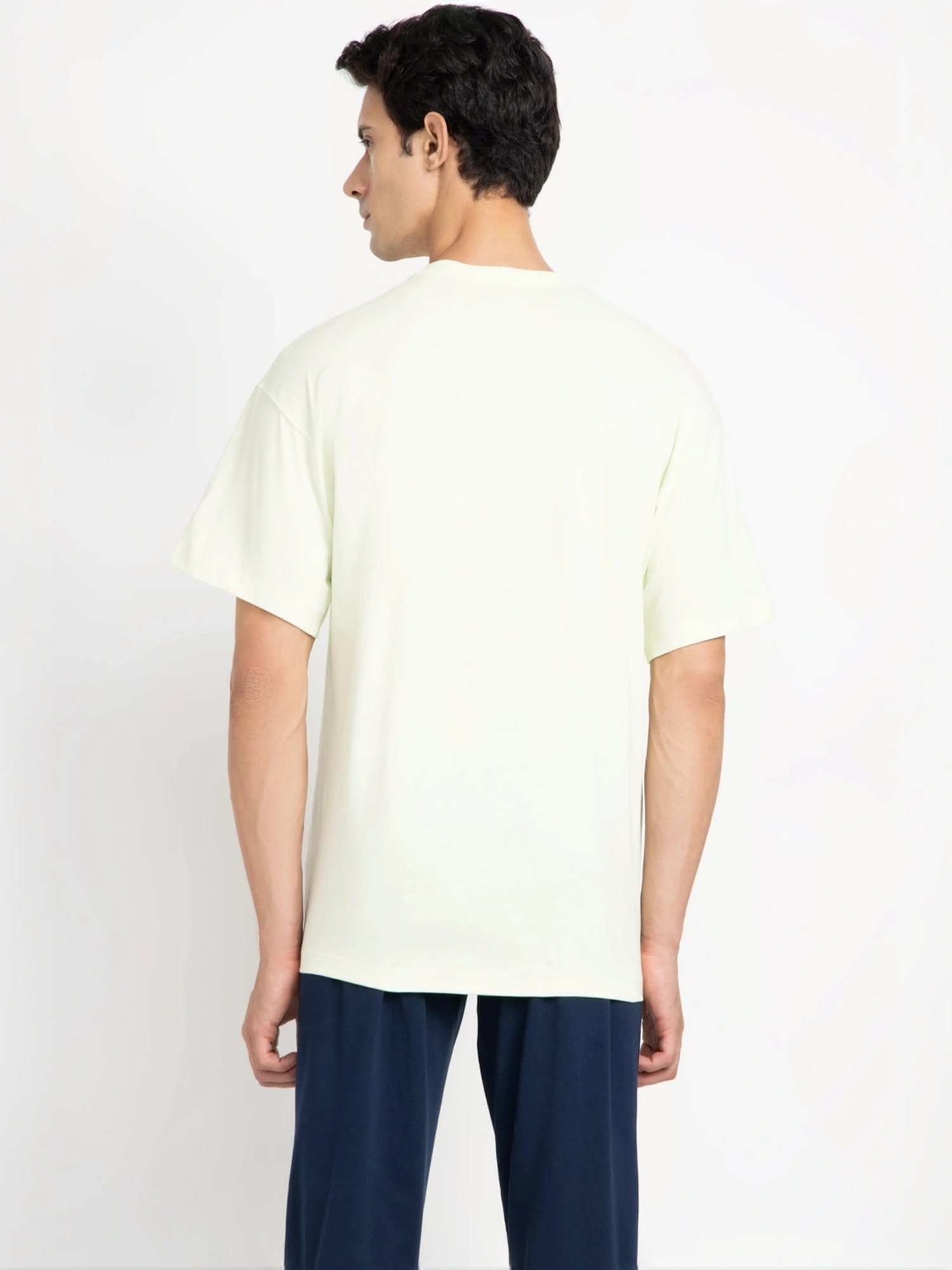 Adidas Green Cotton Regular Fit T-Shirt