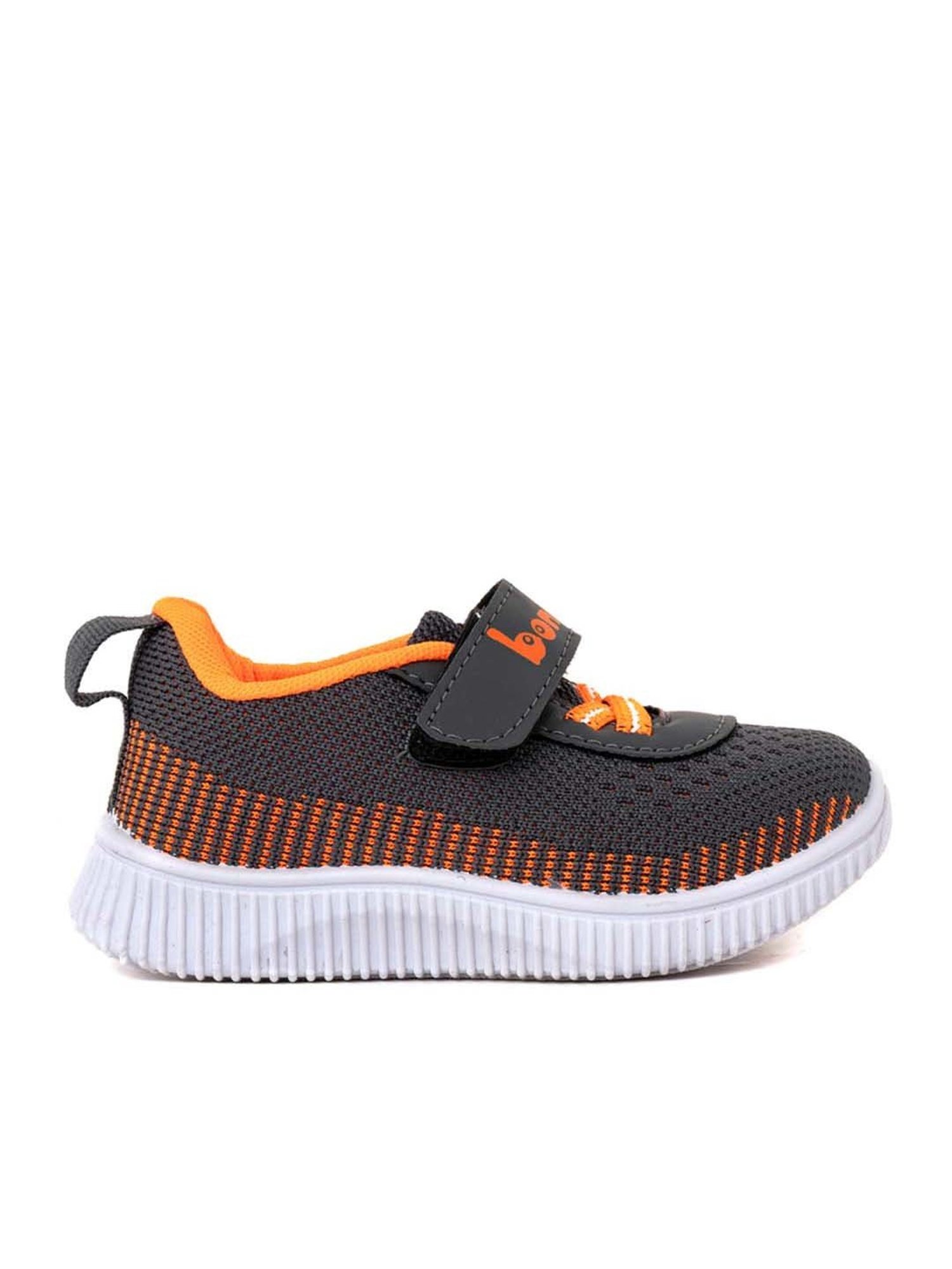 Khadim Kids Grey & Orange Walking Shoes