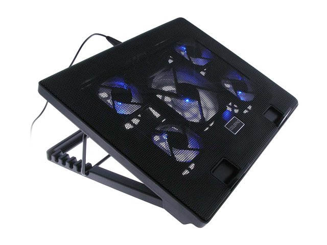 Fuji Labs Cooling Pad for 12 to 17 Inch Laptop, 2 USB Ports, Multi-angle Stand with 5 Fans