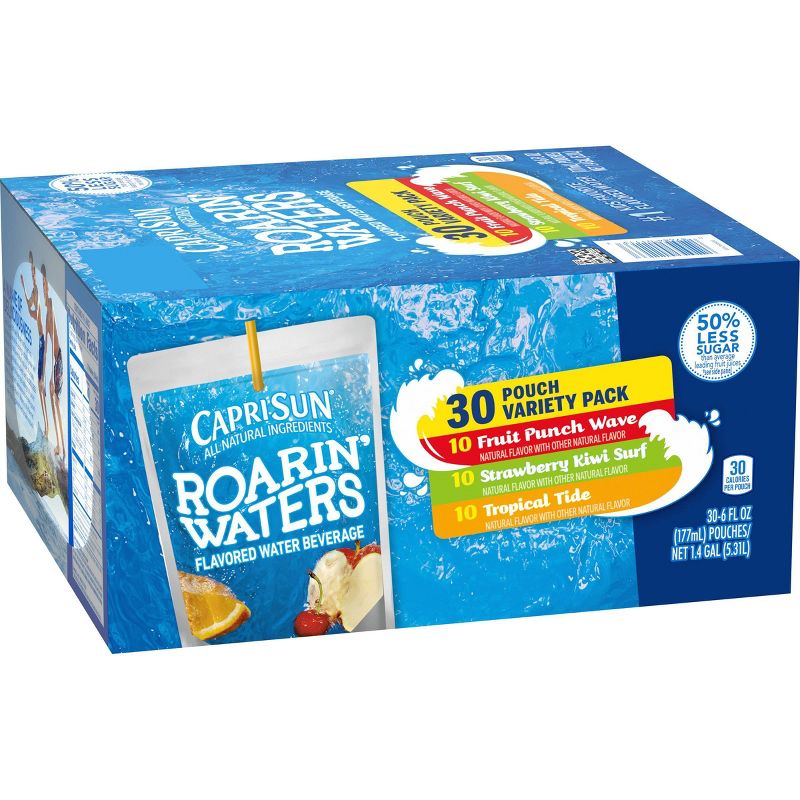 Capri Sun Roaring Waters Variety Pack - 30pk/6 fl oz Pouches