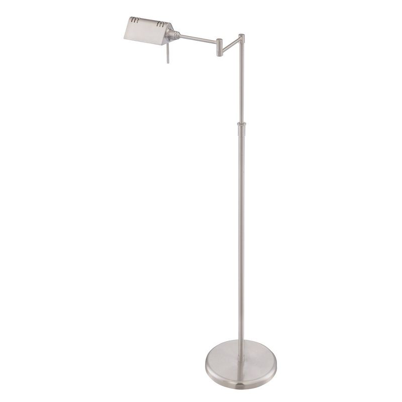 Pharma Collection Floor Lamp Polished Steel (Includes Light Bulb) - Lite Source