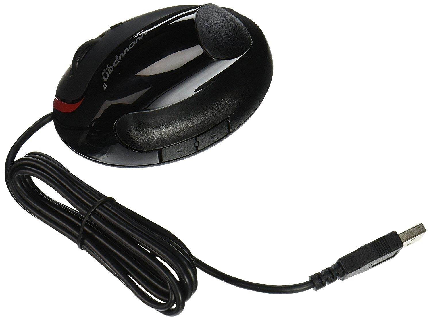 ERGOGUYS LLC WP-012-BK-E WOW JOY BLACK ERGONOMIC VERTICAL MOUSE