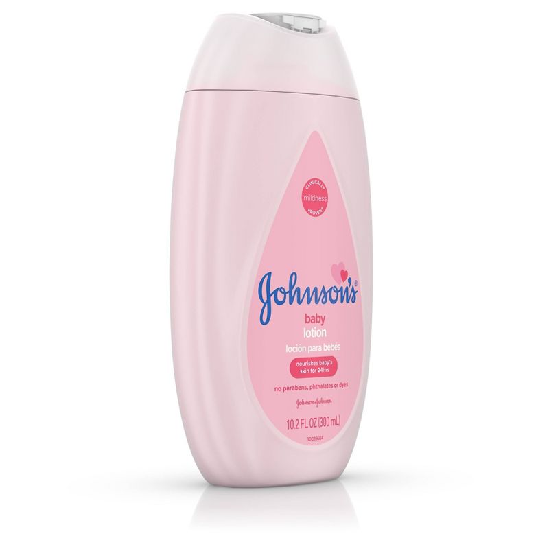 Johnson's Moisturizing Pink Baby Lotion with Coconut Oil - 10.2oz