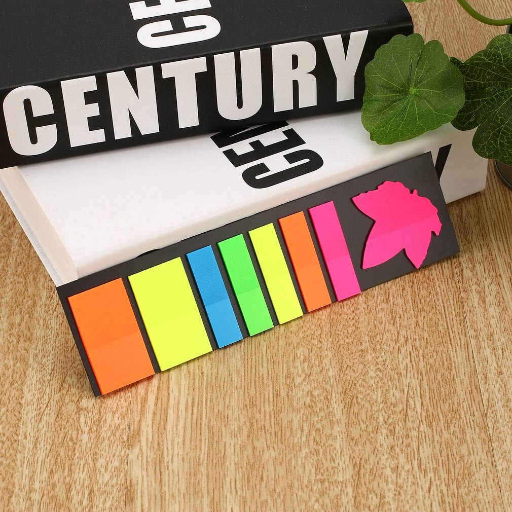 Lejiahong Mini Colorful Sticky Notes Page Markers Different Shapes Bookmark Tab Flags Memo Book Marker Sticky Notes Office Stationery