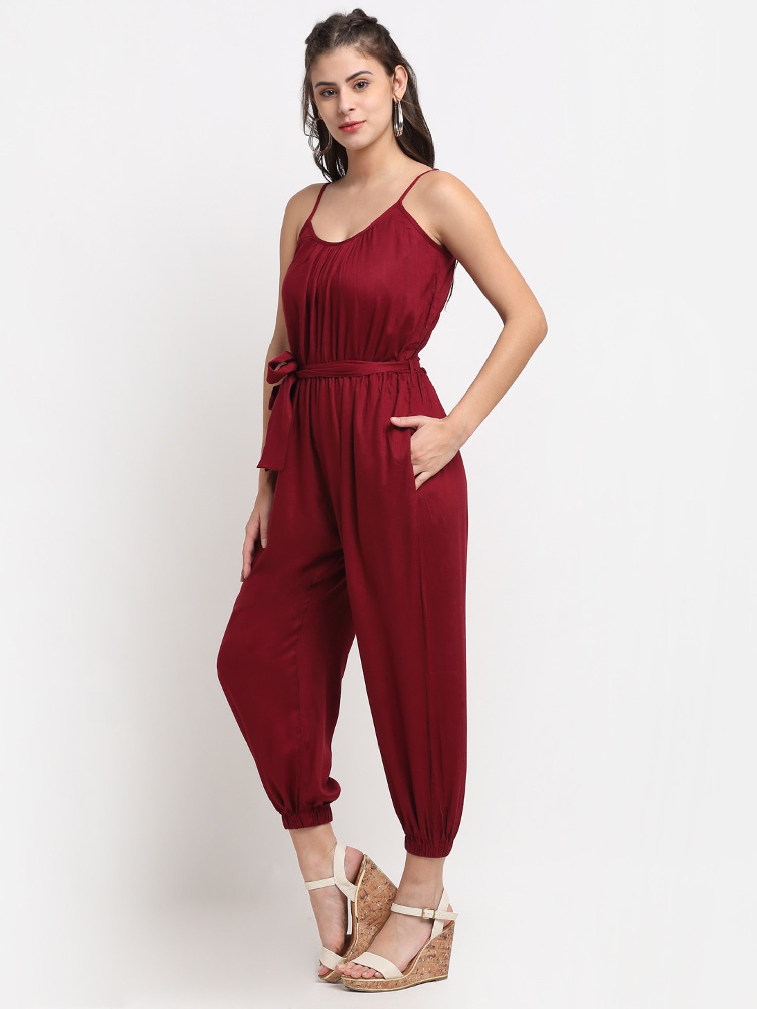 BRINNS Maroon Jumpsuit