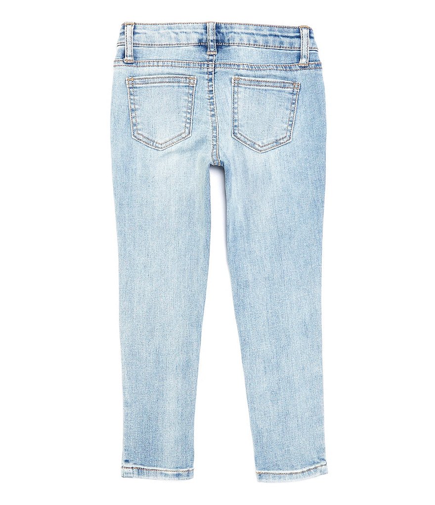 Hippie Girl Little Girls 4-6X REPREVE Destructed Denim Skinny Jeans