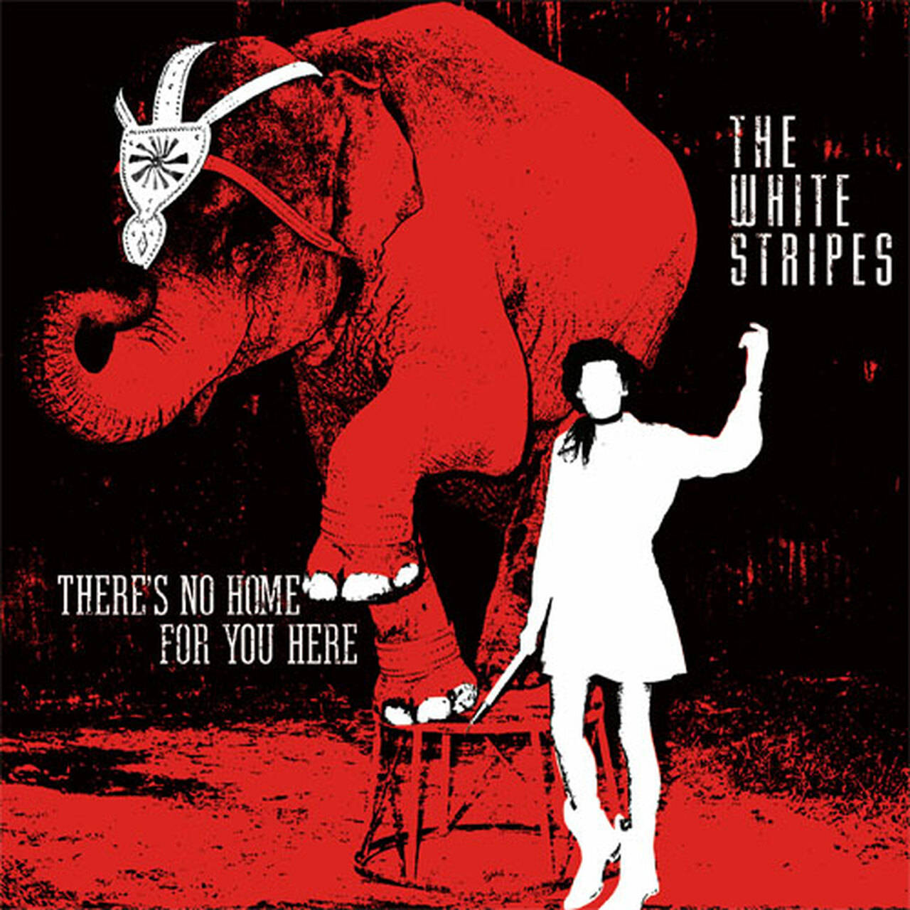 The White Stripes There's No Home for You Here & I Fought Piranhas/Let's Build a Home 45rpm 7" Vinyl