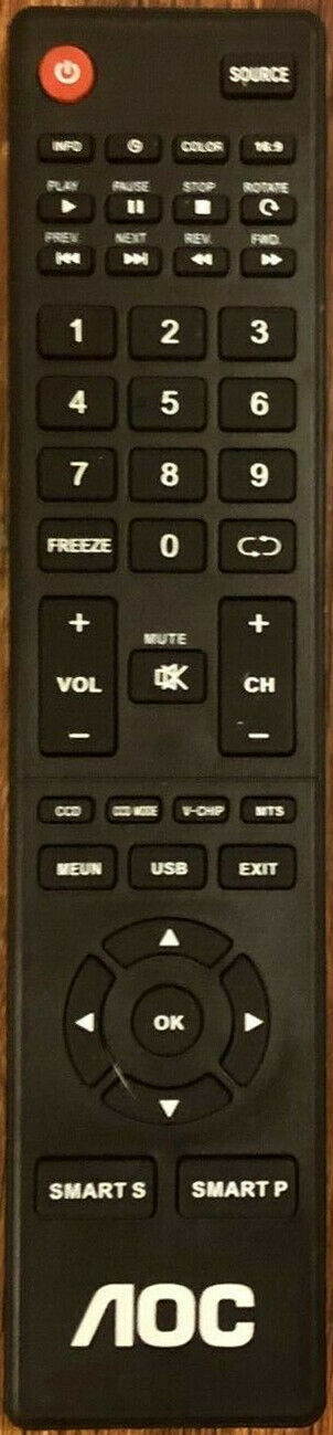 Original New AOC NH400UD TV Remote Control for AOC HDTVs LE32W234D