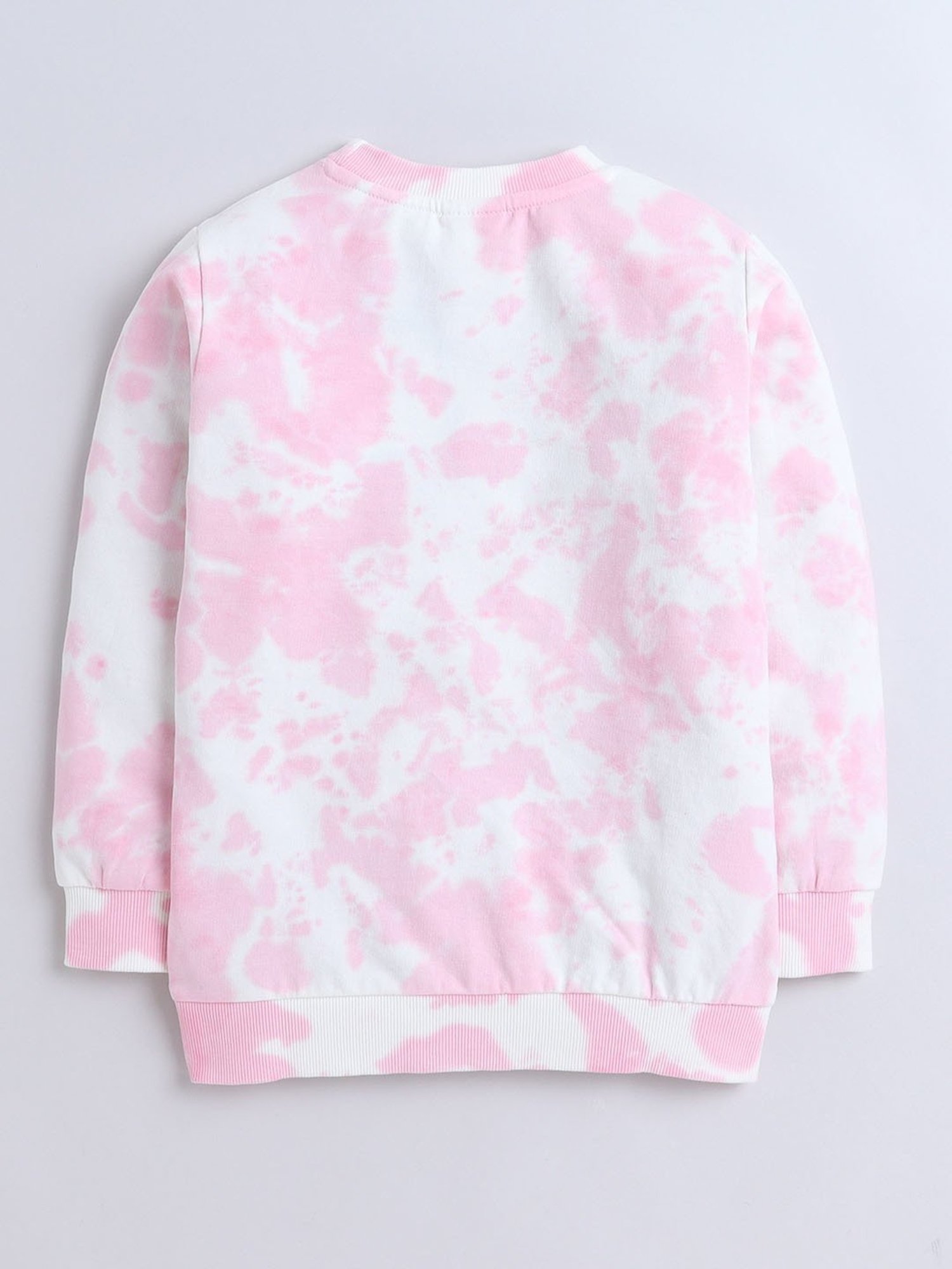 BUMZEE Pink Girls  Full Sleeves Cotton Sweatshirt Age - 2-3 Years