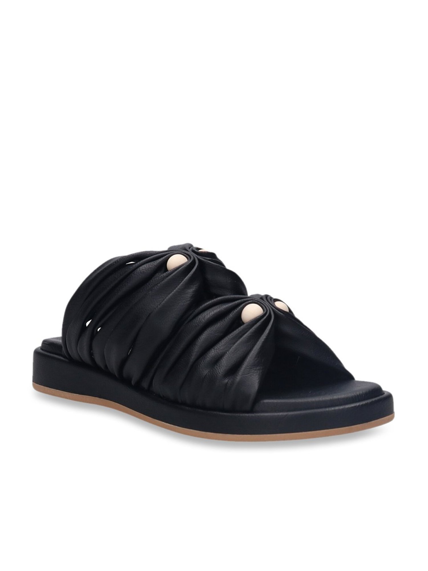 Bagatt Women's Ravenna Black Casual Sandals