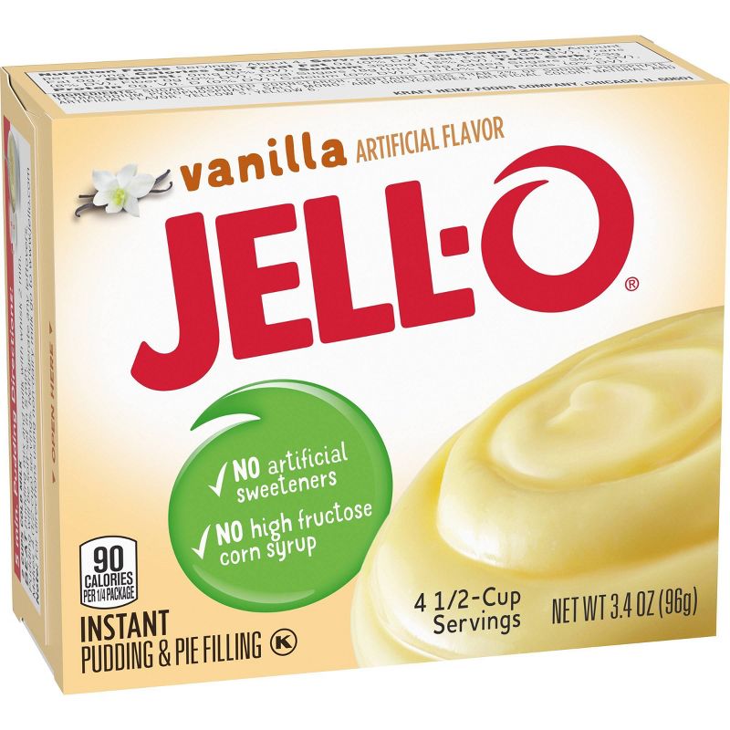 JELL-O Instant Vanilla Pudding & Pie Filling - 3.4oz