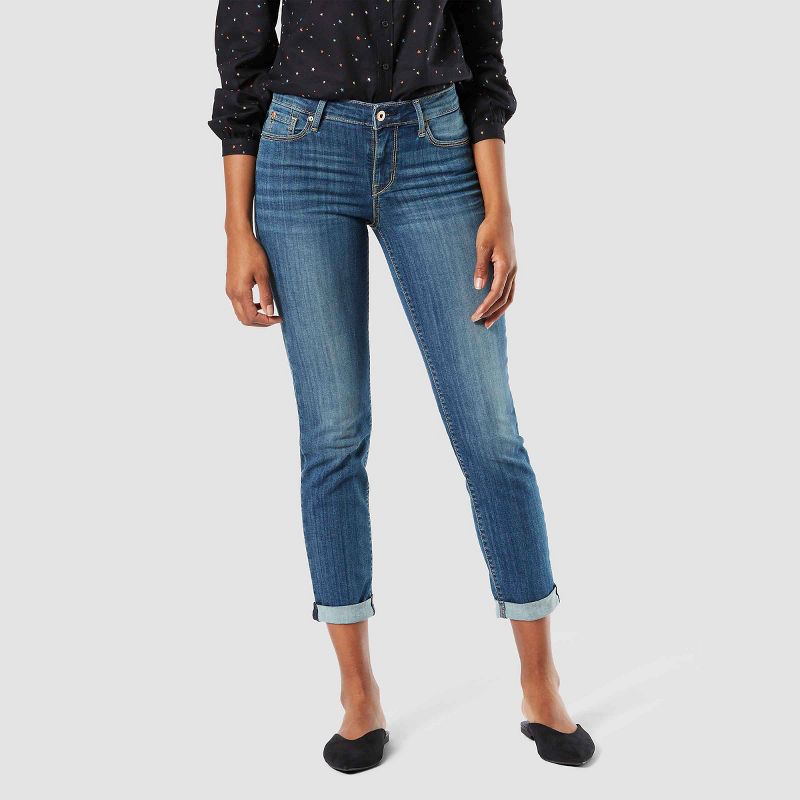 Sail Blue Wide Leg Pocketed High Waist Jeans