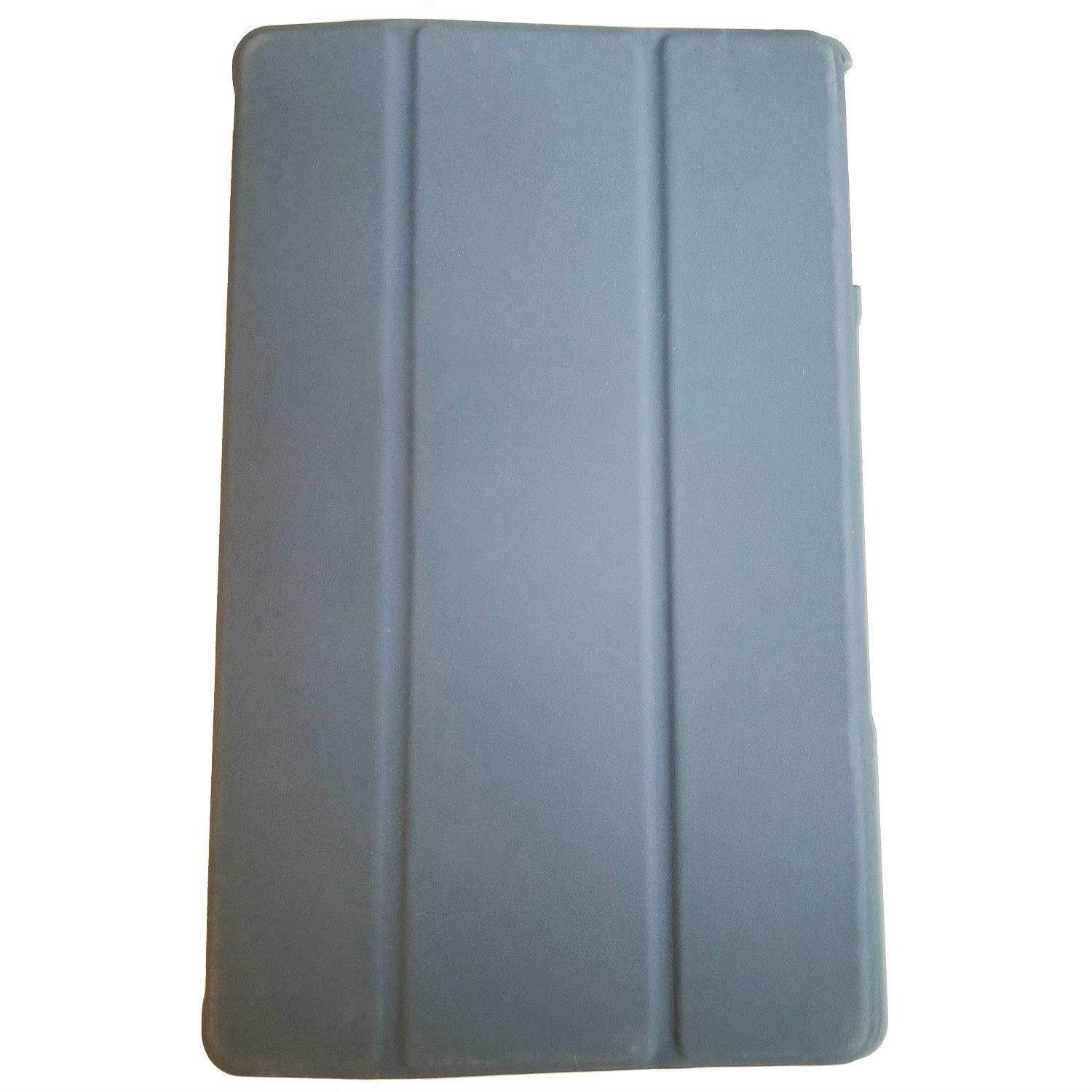 Verizon Folio Case & Tempered Glass Bundle for Ellipsis 8 HD - Phoenix Blue