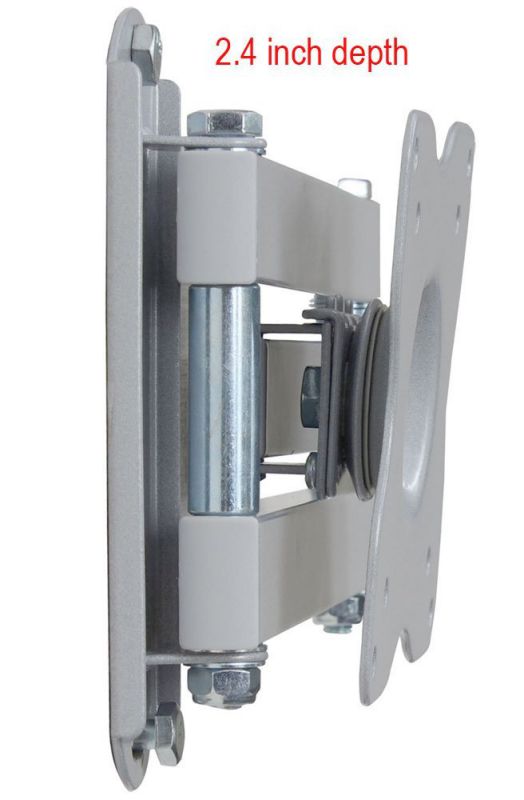 VideoSecu Full Motion Tilt Swivel TV Monitor Wall Mount Swing Arm Bracket for Toshiba 19 20 22 24 26 27 28 inch LED LCD 19LV505 19LV506 19AV500U 19AV501U 19AV51U 24D1633DB 24W1633DB BA2