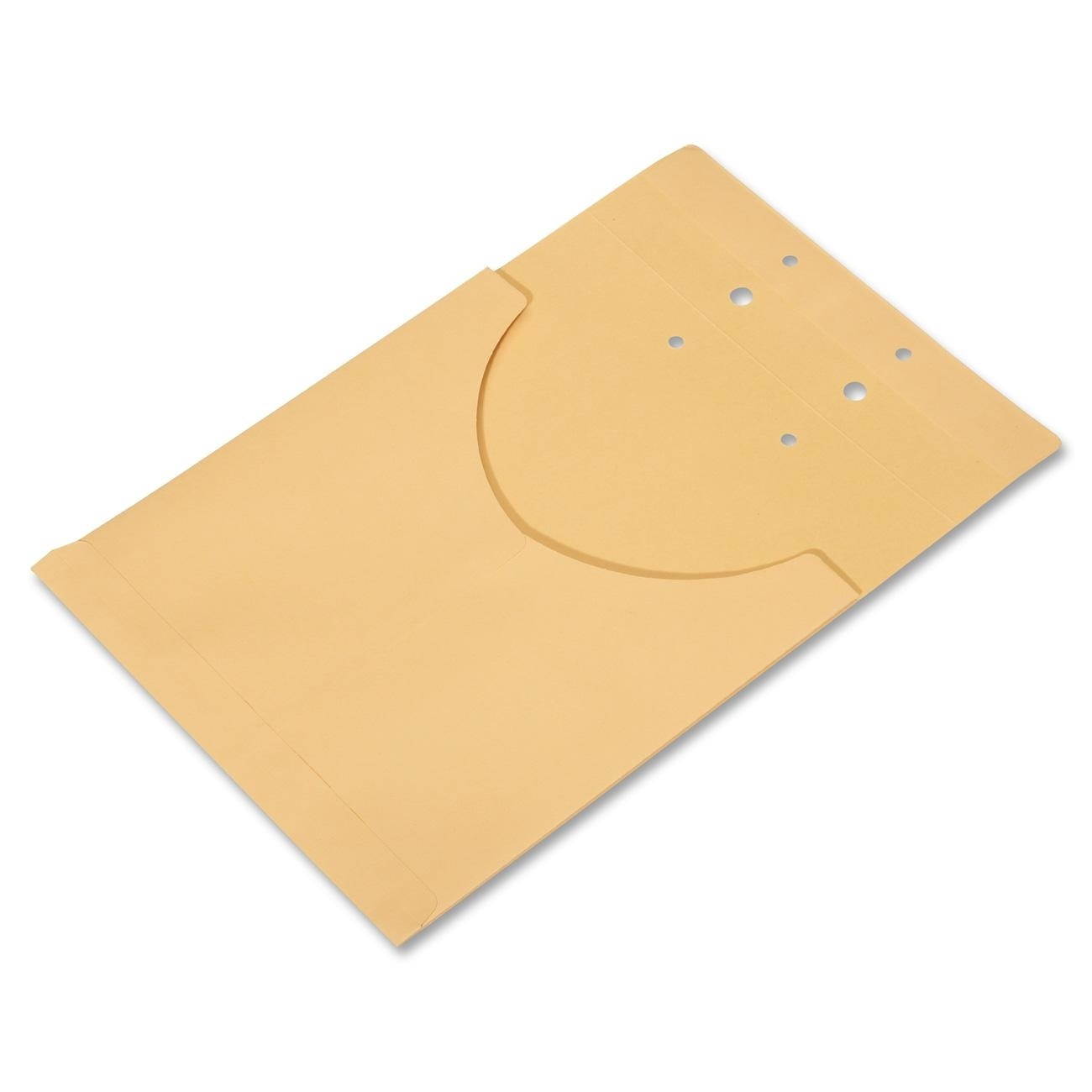 Retention Envelopes/Jackets Ltr/Lgl 1" Cap 25/BX Kraft