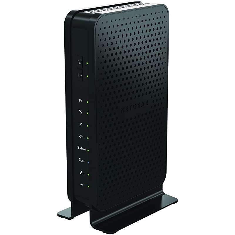 N600 (8x4) WiFi DOCSIS 3.0 Cable Modem Router (C3700) Certified for Xfinity from Comcast, Spectrum, Cox, Spectrum & more