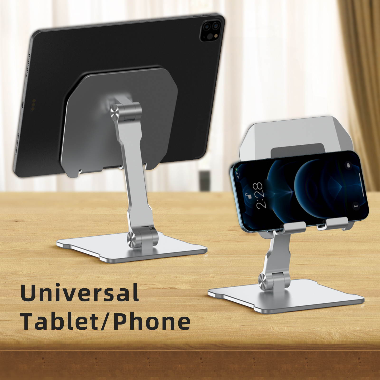3D Double Shaft Tablet Stand,Universal Tablet/Phone