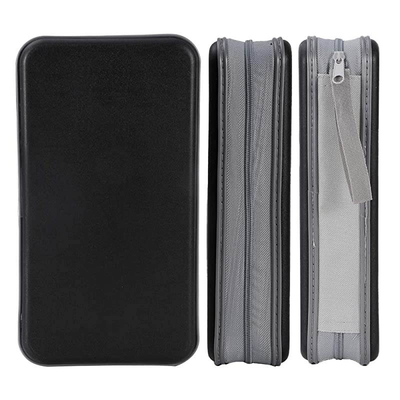 80 Capacity CDDVD Case Wallet Heavy Duty DVD Disc VCD Storage Holder Booklet Bag Cases Binder Album Dark Blue