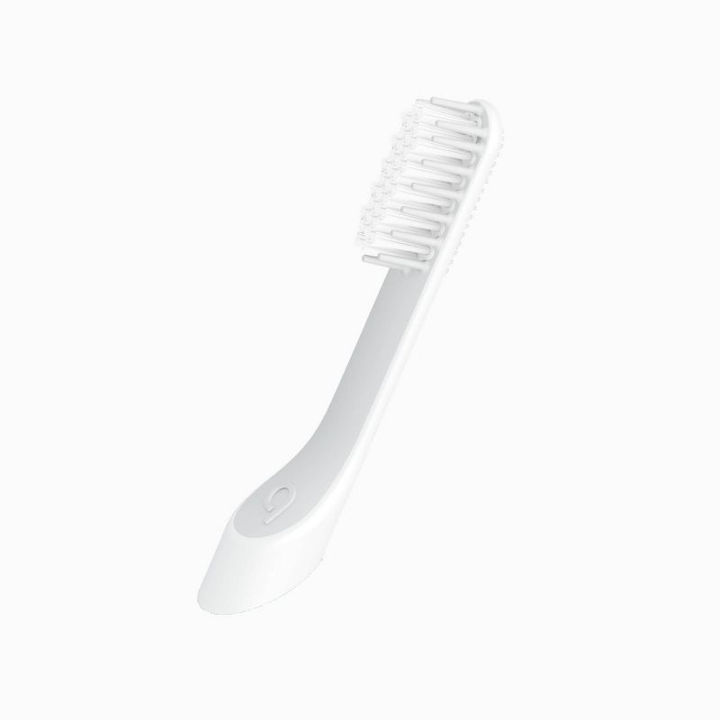quip Electric Toothbrush Head Refill - Soft-Bristles - White/Gray