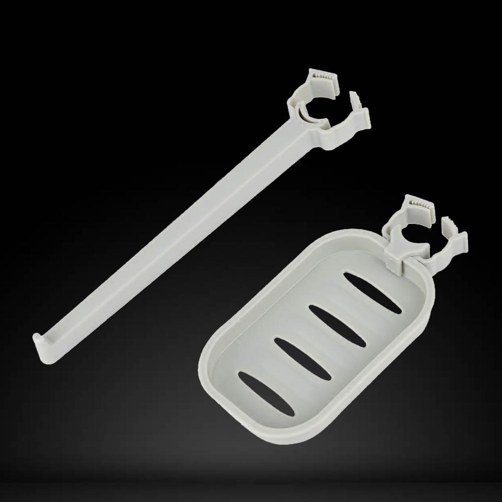 Utility Sponge Holder with Suction Cup Sink Organizer Plastic Soap Dishwashing Drainer Rack (Blue)