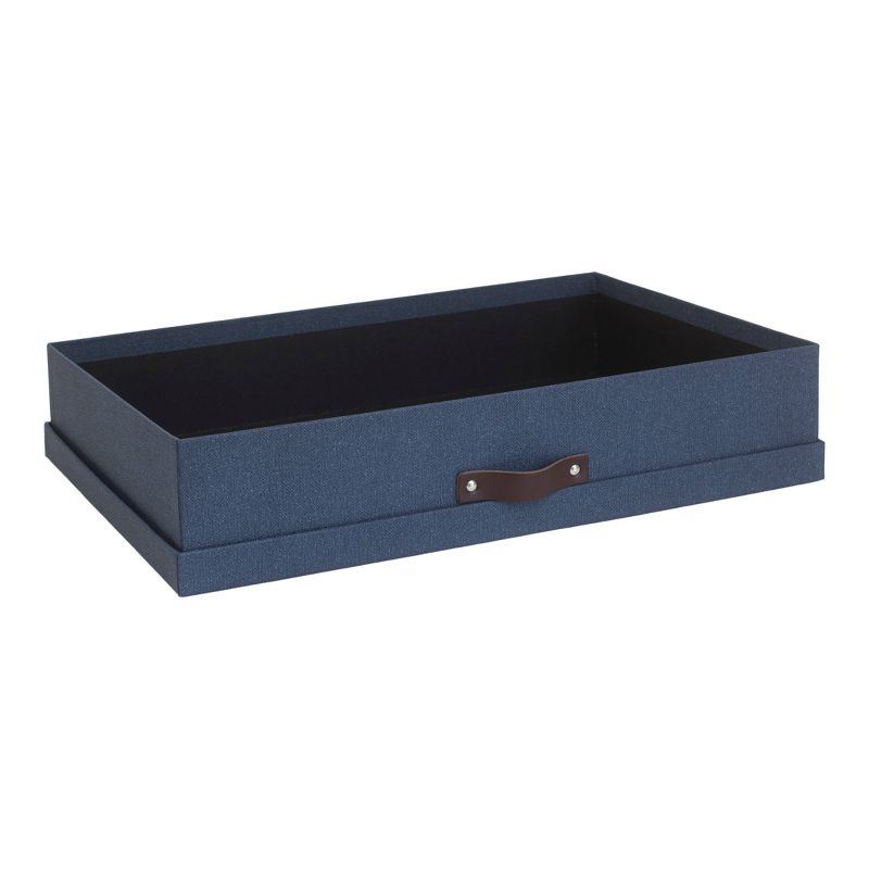 Sverker Canvas Document Box Blue - Bigso Box of Sweden