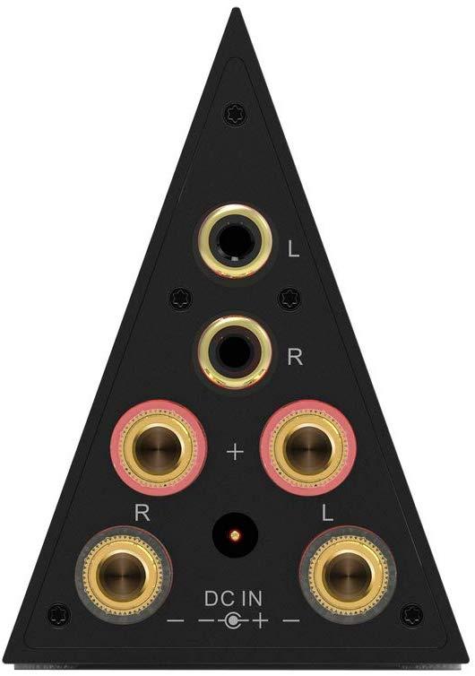 LOXJIE A10 Desktop Stereo Power Amplifier Digital Class-D High-Power Audiophile Level Amp Chip TPA3116 (Black)