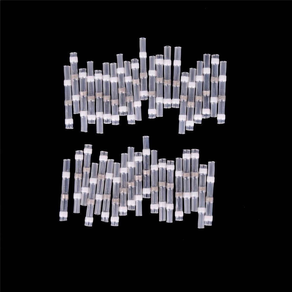 10pcs Heat Shrink Butt Splice Connector Solder Sleeve Seal Electrical Wire Crimp Connectors