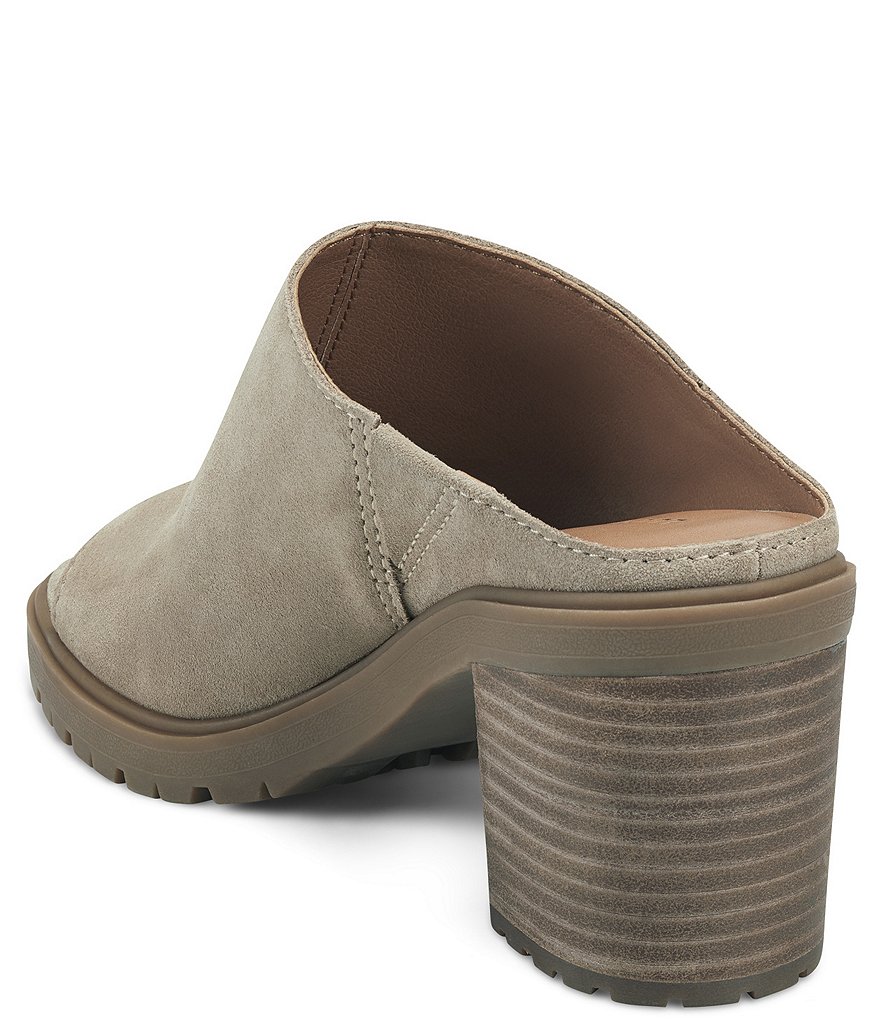 Lucky Brand Dalliey Suede Lug Sole Slides