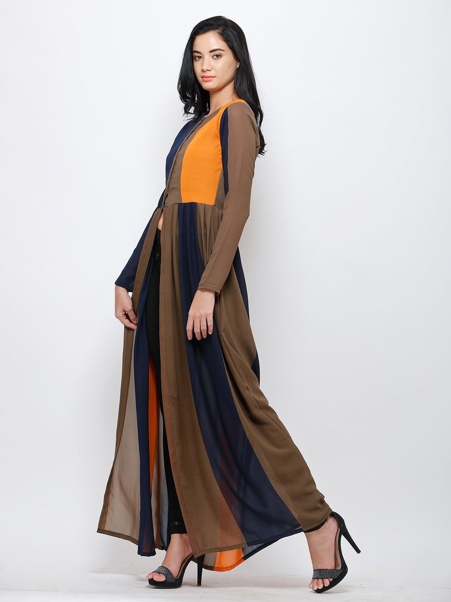 Cation Multicolor Color-Block Tunic