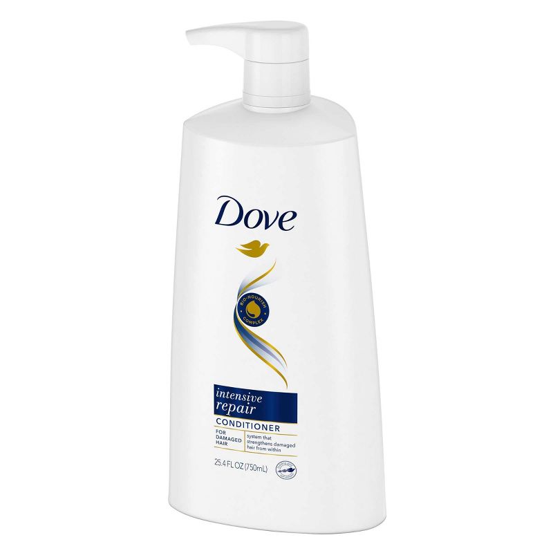 Dove Nutritive Solutions Strengthening Conditioner with Pump for Damaged Hair Intensive Repair - 25.4 fl oz