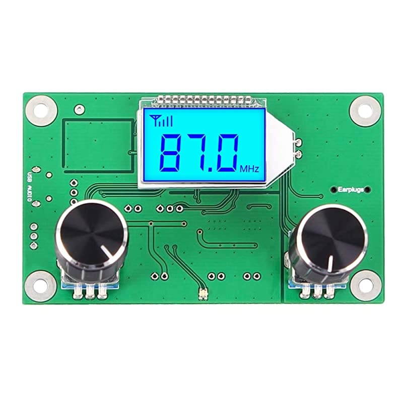 Icstation Digital FM Radio Wireless Receiver Module LCD Dplay DSP PLL 760MHz1080MHz