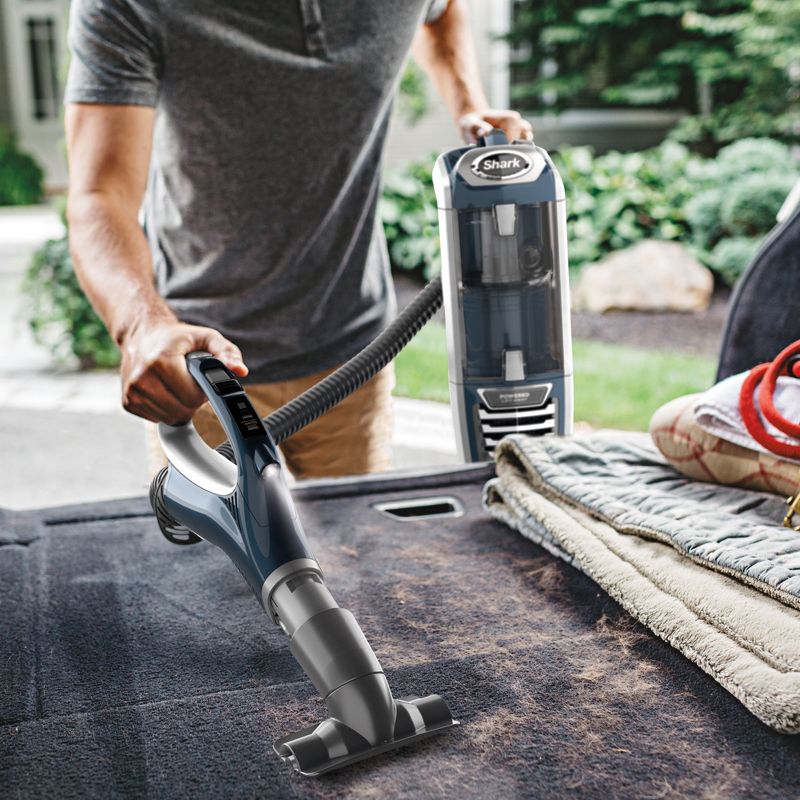 Shark NV830 DuoClean Powered Lift Away Upright Bagless Vacuum Cleaner with Crevice Tool, Upholstery Tool, and Wand (Certified Refurbished)