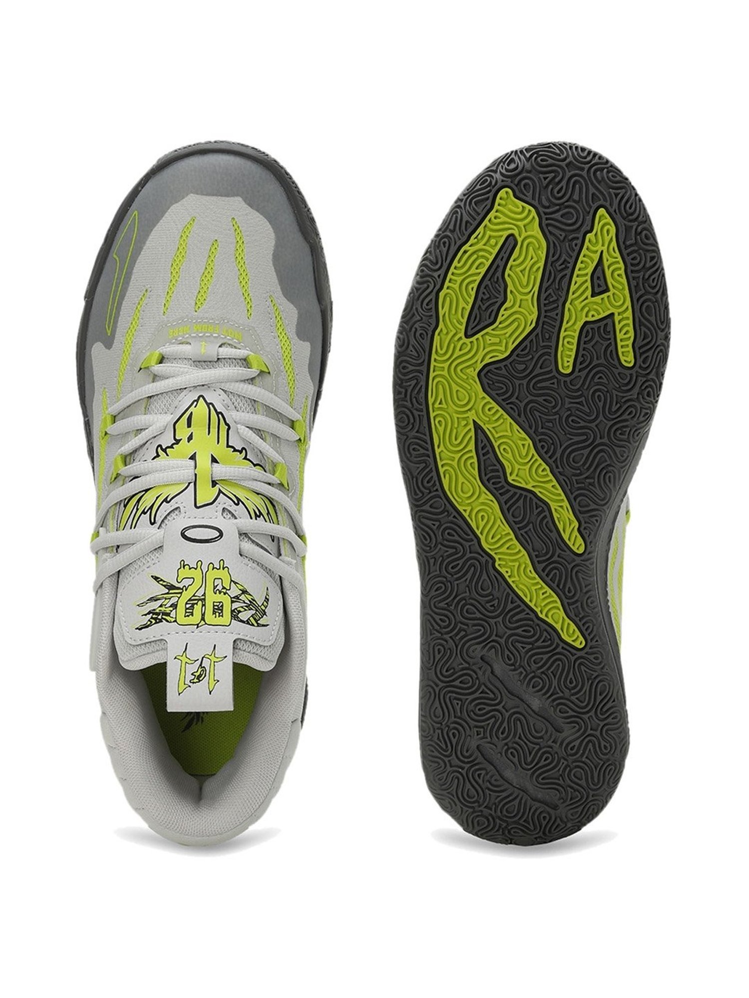 Puma Men's MB.03 Hills Feather Grey Basketball Shoes