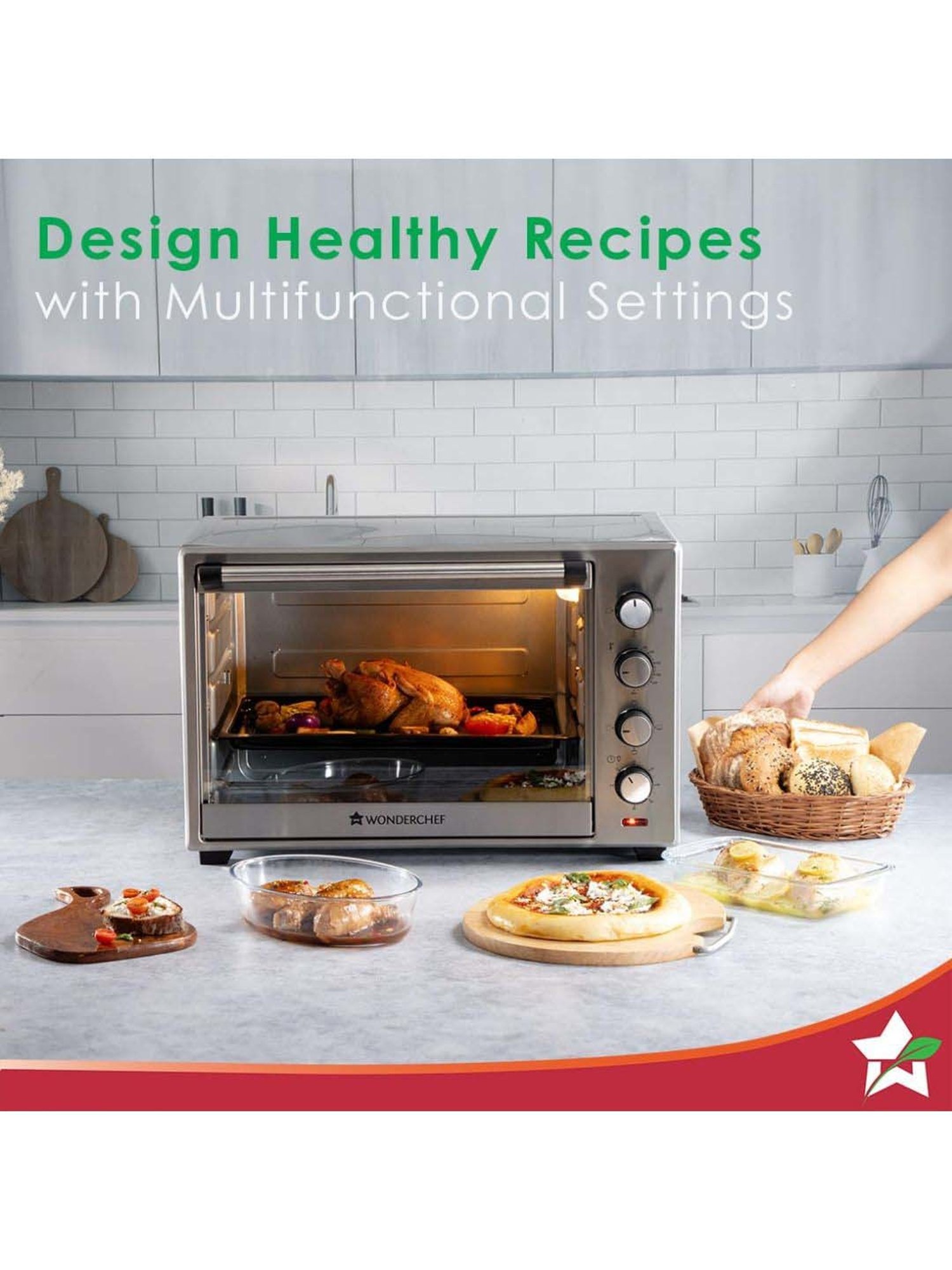 BLACK+DECKER 1280W 19L Oven Toaster Grill