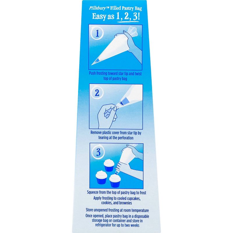 Pillsbury Funfetti Vanilla Filled Pastry Bag - 15.6oz