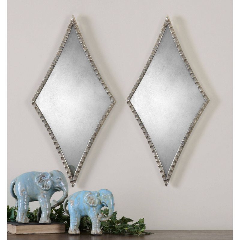 Diamond Gelston Decorative Wall Mirror Silver - Uttermost