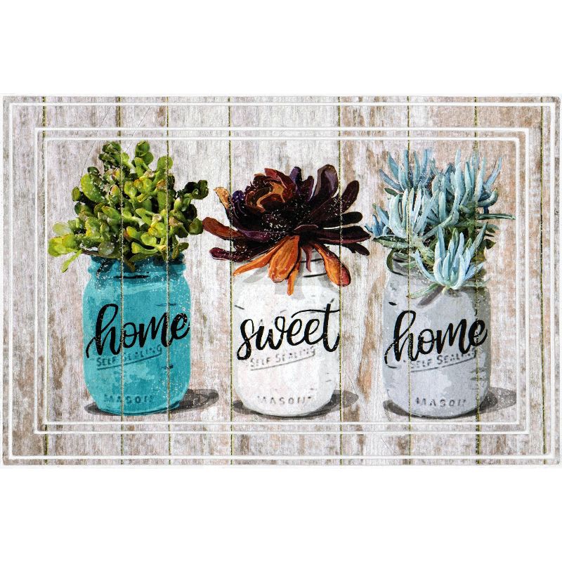 2'x3' Fashionables Deluxe Home Sweet Home Jars Doormat - Apache Mills