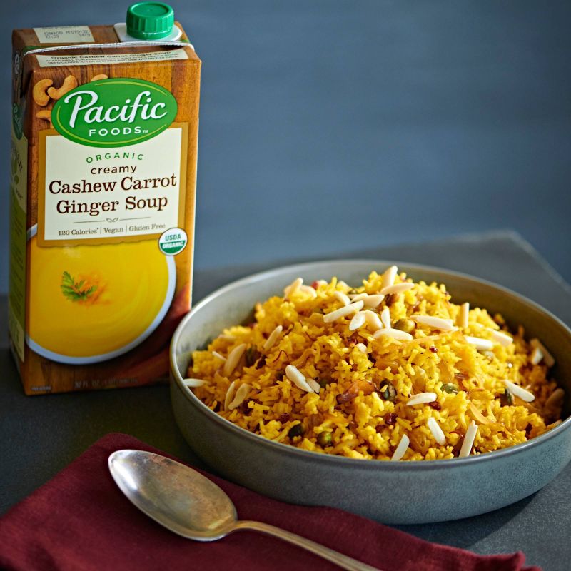 Pacific Foods Organic Cashew Carrot Ginger Soup - 32oz