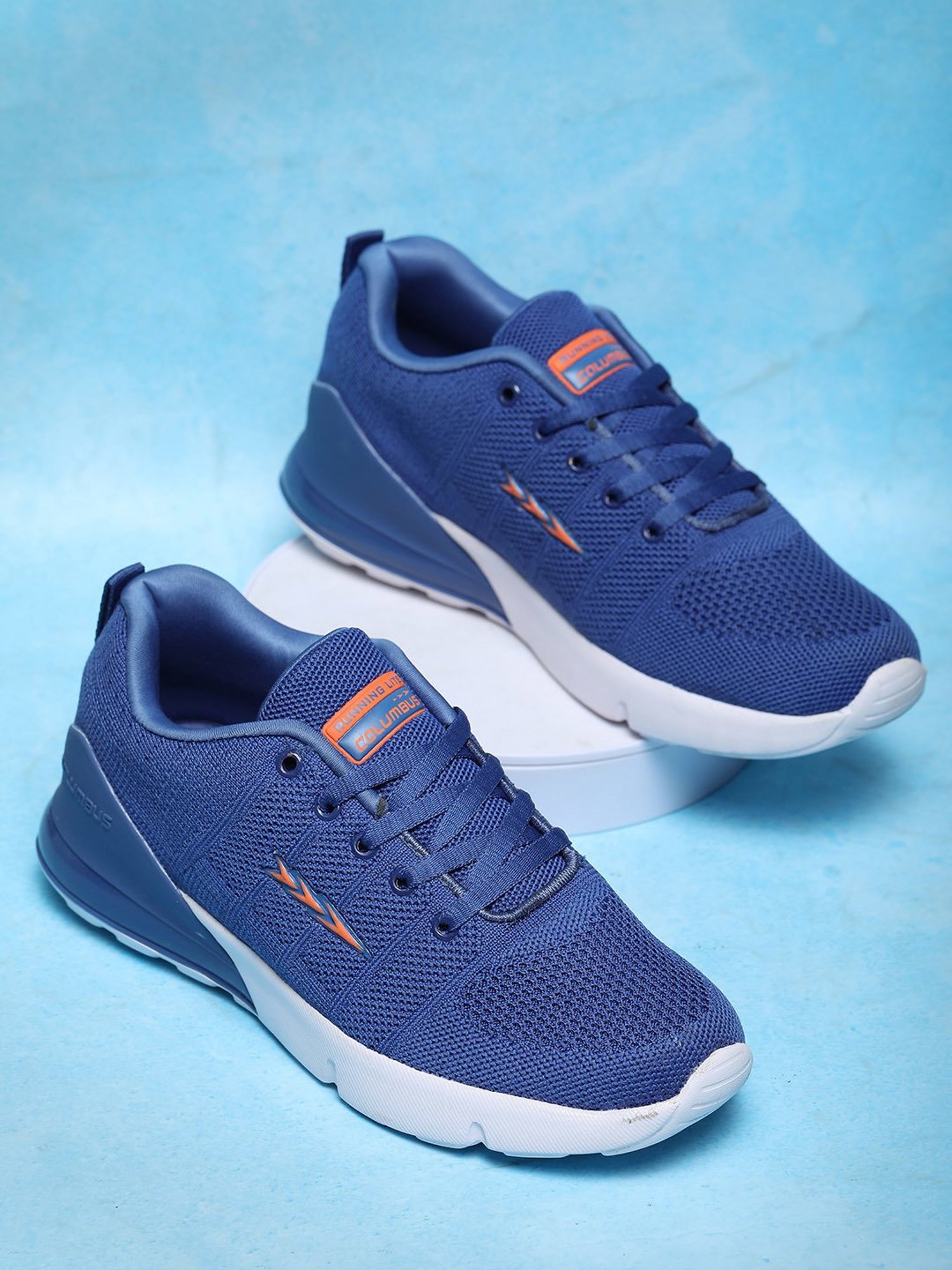 Columbus Men's Navy Running Shoes