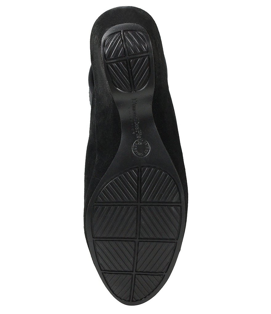 L'Amour Des Pieds Oniella Suede Sling Wedges