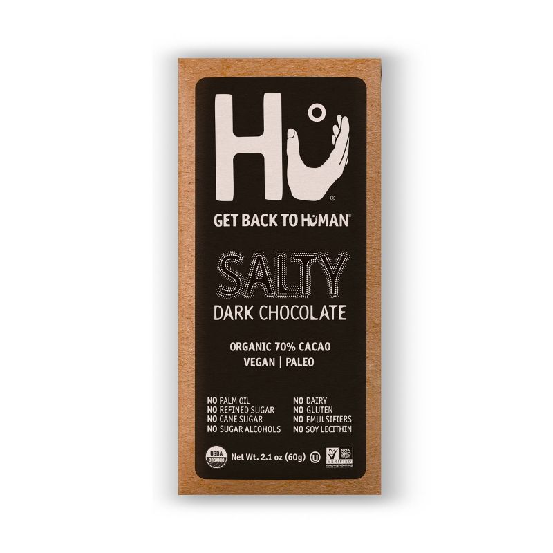 Hu Salty Dark Chocolate 70% Cacao - 2.1oz
