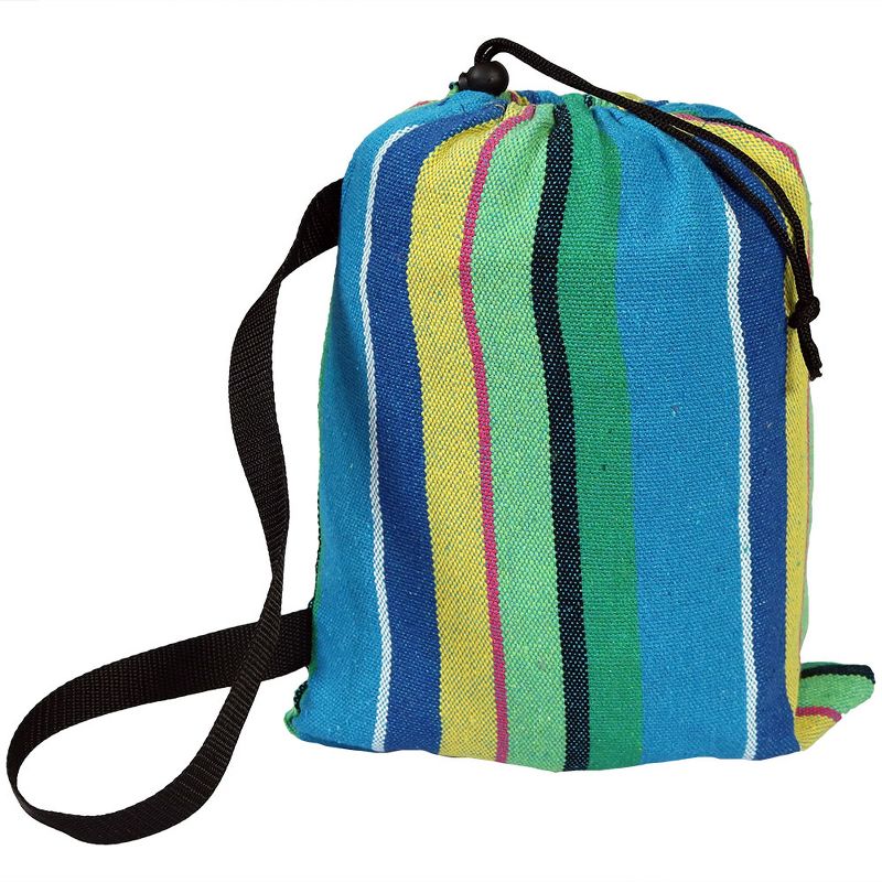 Coronado Double Quilted Hammock Red/Brown Stripe - Smart Living