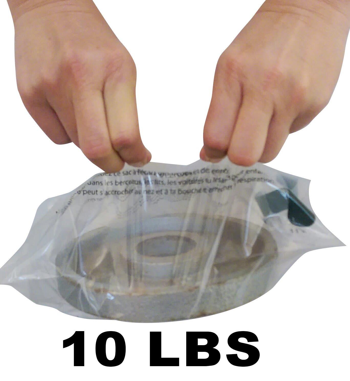 11" x 14" - 200 Count Clear Ultra Strong Self Seal 2 Mil Poly Bags with Suffocation Warning. Static Free Strip (Multiple Sizes Available)