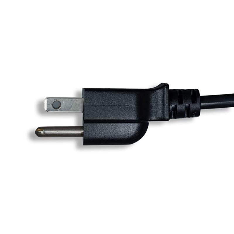 6 Shielded North American Power Cord 515P to IEC60320 C13 SVT Black ZADA13PC06