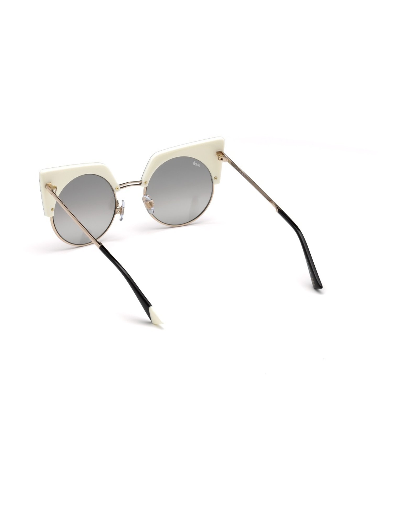 WEB EYEWEAR Grey Round Sunglasses for Women