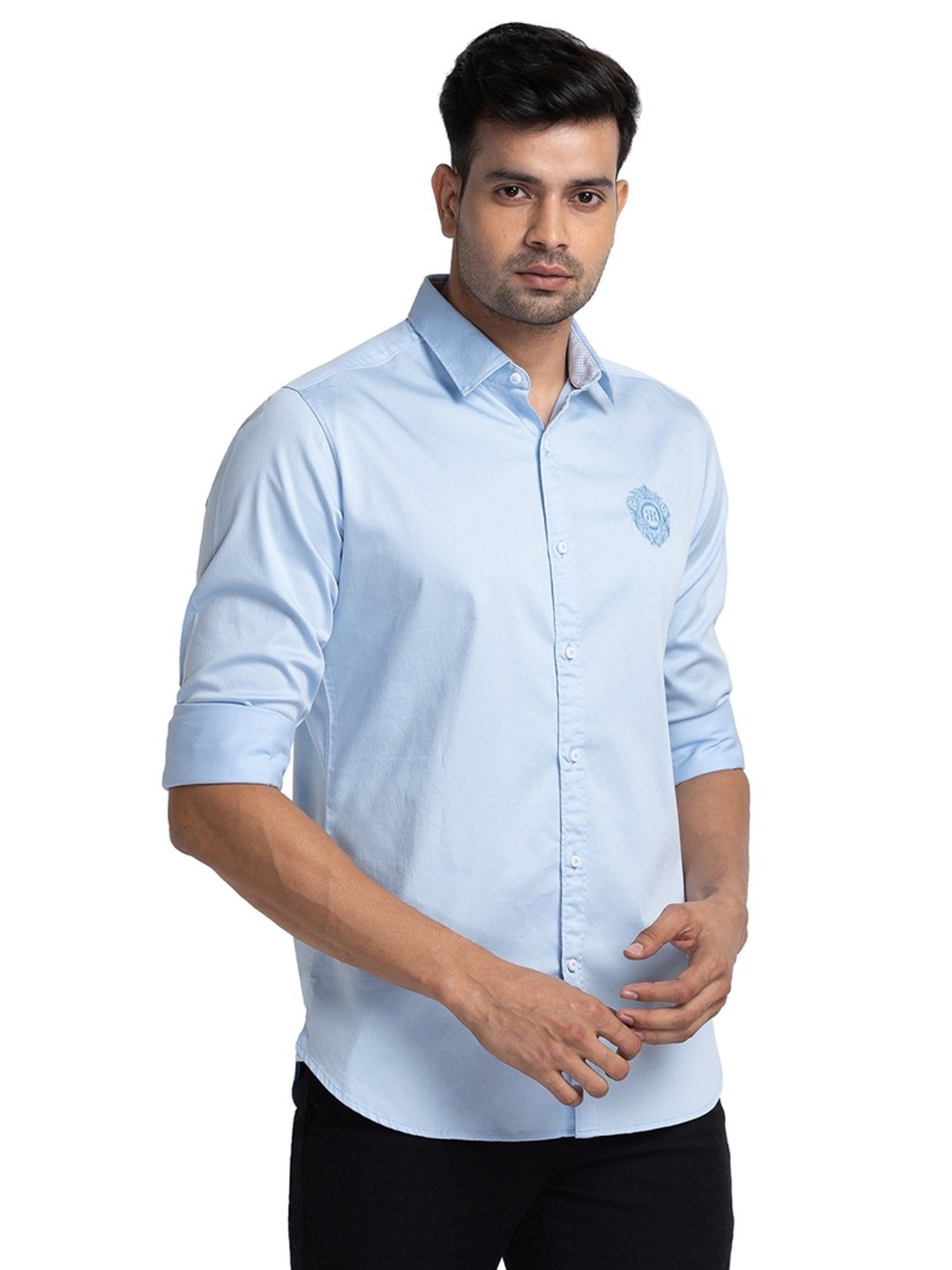 Raymond Sky Blue Slim Fit Shirt